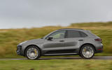 Porsche Macan Turbo on the road