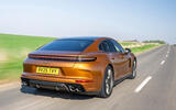 Porsche Panamera Turbo S E Hybrid rear tracking 0627 Porsche Panamera Turbo S E Hybrid rear tracking 0627