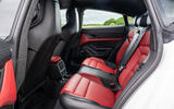 Porsche Taycan Turbo S review 2024 15 rear seats Porsche Taycan Turbo S review 2024 15 rear seats