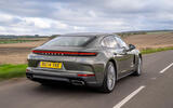 porsche Panamera 4 E Hybrid review 2025 003 rear tracking