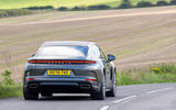 porsche Panamera 4 E Hybrid review 2025 017 rear cornerning