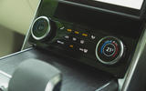 range rover heating controls
