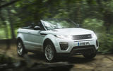 Range Rover Evoque Convertible off-roading