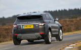 Range Rover Evoque rear cornering