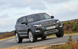Range Rover Evoque cornering