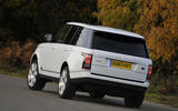 Range Rover rear cornering