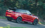 range rover sport review 2024 03 rear cornering