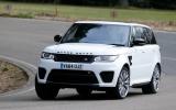 Range Rover SVR cornering