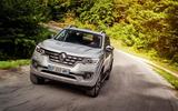 Renault Alaskan cornering