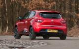 Renault Clio rear cornering