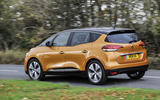 Renault Scenic rear cornering