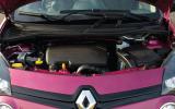 The 1.2-litre engine is zippy enough around town, but not suited to motorways 1.2-litre Renault Twingo engine