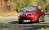 Renault Zoe cornering