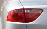 Rear lights differ from those used on the old A4, but the waved design is very reminiscent of those on current Audis Seat Exeo rear lights