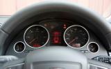 Simple four-dial arrangement within the binnacle is easy to read Seat Exeo instrument cluster