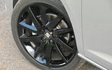 Seat Ibiza black alloy wheels