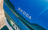 skoda elroq rt 2025 bonnet badge 6