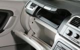 Dual glove boxes add extra practicality Skoda Fabia glovebox