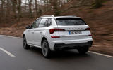 skoda kamiq review 2024 03 tracking rear