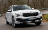 skoda kamiq review 2024 08 cornering front