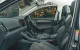 skoda karoq review 2023 20 front seats