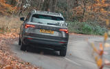 skoda karoq review 2023 26 cornering rear