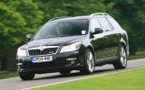 The 1.8 TSI engine is probably your best bet out of the petrols Skoda Octavia estate front quarter