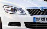 Mid-life facelift gave the Octavia new bumpers and a less brash grille  Skoda Octavia xenon headlights