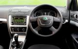 The Octavia's driving position is excellent and the cabin's quality level is high Skoda Octavia dashboard