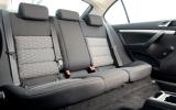 The cabin offers rear passengers plenty of legroom Skoda Octavia rear seats