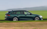 Skoda Octavia VRS review 2025 002 side panning Skoda Octavia VRS review 2025 002 side panning