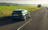 Skoda Octavia VRS review 2025 003 rear tracking Skoda Octavia VRS review 2025 003 rear tracking