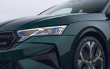 Skoda Octavia VRS review 2025 004 headlights Skoda Octavia VRS review 2025 004 headlights