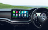 Skoda Octavia VRS review 2025 012 infotainment Skoda Octavia VRS review 2025 012 infotainment