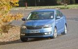 Skoda Rapid cornering