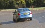 Skoda Rapid rear cornering