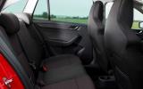 Skoda Rapid Spaceback rear seats