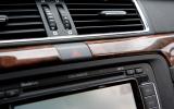 Skoda has been very sparing with the wood trim Skoda Superb air vents