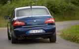Grip levels are sufficiently high that few Superb owners will test them Skoda Superb rear cornering