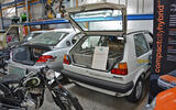 Hydrogen-powered Volkswagen Golf (1980s)