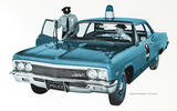 Chevrolet Biscayne 2-door Police (1966)