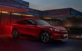 The ultimate all-electric SUV Ford Mustang Mach-E front three quarters