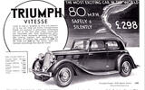 WINDSCREEN WASHERS: Triumph (1935) WINDSCREEN WASHERS: Triumph (1935)
