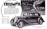 WINDSHIELD WASHERS: Triumph (1935) WINDSHIELD WASHERS: Triumph (1935)
