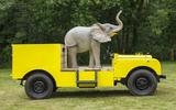 Bertram Mills Circus Elephant Land Rover – 1950 Bertram Mills Circus Elephant Land Rover - 1950