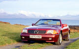 AUTOMATIC ROLLOVER BAR: Mercedes-Benz SL-Class (1989)