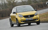 Smart Forfour cornering