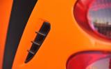 Instead of a false fuel filler on one side, the Smart now gets an air intake Smart Fortwo false filler cap
