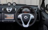 Cabin feels more spacious than rivals, but then it lacks any rear seating Smart Fortwo dashboard