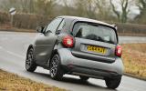 Smart Fortwo rear cornering
